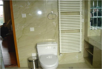 金旗艦毛巾架暖氣片安裝效果圖展示